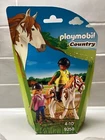 Playmobil Country #9258 Riding Instructor Set With White/brown Horse New. Price: $14.99.