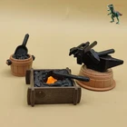 Playmobil Blacksmith-forging-carbon-anvil-blacksmith-tools Set Used. Price: $8.72.