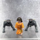 Playmobil Ghostbusters Terror Dogs & Dana Figures Used. Price: $39.99.