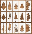 15 Pcs Trees Stencils, Pine Fir Cypress Cedar 3"X6", Christmas Forest S... New. Price: $21.07.
