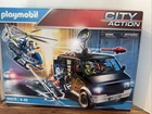 Playmobil City Action Helicopter Pursuit Runaway Van 70575 124PC Nib New. Price: $49.99.