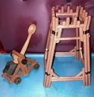Playmobil Western Fort Tower Pieces Medieval Catapult Trebuchet Used. Price: $15.00.