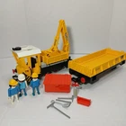 Vintage Playmobil 4053 Construction Train Gauge Untested Incomplete Used. Price: $137.64.