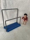 Playmobil #5191 Sports & Action Figures Gymnast W/uneven Bars Used, No Box. Price: $14.00.