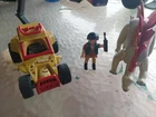 Playmobil Dinosaur Hunting Vehicle With Explorer And Incomplete Used. Price: $10.00.