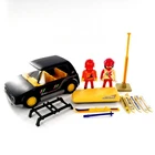 Vintage Playmobil 3693 Black Car W/ Skier Playset Incomplete Used. Price: $28.00.