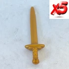 Playmobil X5 Golden Swords Medieval Knights Roman Vikings Roosters Used. Price: $5.78.