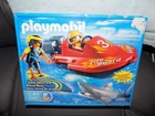 Playmobil 5797 Coastal Search And Rescue Boat Surfboard Shark Floats New. Price: $44.65.