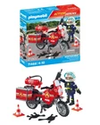 Playmobil 71466 Action Heroes: Motorcycle & Oil Spill Incident, With Radio And New. Price: $26.39.