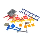 Playmobil Road Construction Signs Traffic Cones Tools Ladder Wheelbarrow Lot A29 Used. Price: $5.51.