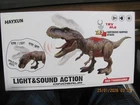 Rex Action Figure Dinosaur Toy With Light And Sound Hayxun New. Price: $24.99.