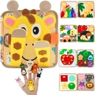 Montessori Toddler Busy Book For Kids 1-4 Sensory Travel Felt Quiet Activity New. Price: $29.74.