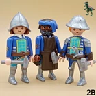 Playmobil Figures Military Engineer-blacksmith-carpenter-siege-medieval Castle Used. Price: $23.93.