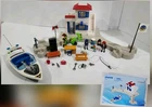 100% Complete Playmobil 5128 Harbor Harbour Police Station + Speed Boat Manual Used. Price: $49.99.
