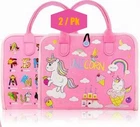 (2/PK) Exorany Busy Board Montessori Toys For 1 3 4 Year Old Girls Pink New. Price: $25.00.