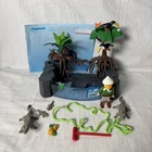 Playmobil 4463 Zoo Caiman Basin Extra Missing Small Fern Mostly Complete Used. Price: $64.99.