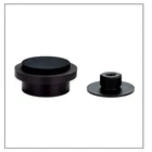 Evi I203 Black Rubber Stainless Steel Adhesive Doorstop Mount 1.37X0.8 Inch New. Price: $43.53.