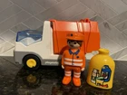 Playmobil 1-2-3 Recycling Truck Building Set 6774 Used. Price: $20.00.
