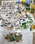 Giant Lot Playmobil Geobra 61 Figures & 82 Animals Veterinary Indians Adventure Used. Price: $95.00.