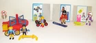 Playmobil Set 4648 4585 4510 & 3820 Playground Snowboard Bicycle Figures Lot Used. Price: $38.90.
