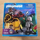 Playmobil 5805 Knight With Squire 19 Pcs (new In Box) - 2 Figures /horse/weapon. Price: $35.00.
