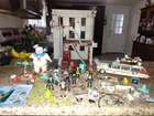 Playmobil Ghostbusters Set 2017 Fire House Cart Slimy Figures Furniture ++++ Used. Price: $174.99.
