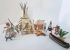 Vintage Playmobil 3733 Native American Indian Camp Nearly Complete! No Box Used. Price: $77.77.