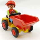 Playmobil Farm Boy (#4930) On Tractor 100% Complete Used. Price: $9.99.