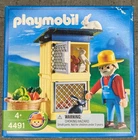 Playmobil 4491 Farmer W/ Rabbit Pen Hutch Set Retired New In Box Nib 2004 Sealed. Price: $16.00.