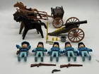Vintage Playmobil Union Artillery Civil War Soldiers - 1970 Or 1980 Used. Price: $56.95.