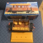 Playmobil 4120 Western Train Prr Passenger Wagon With Box Great Cond Incomplete Used. Price: $125.00.
