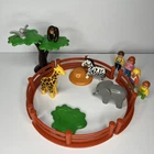 PLAYMOBIL1.2.3. City Life Wild Animal Enclosure Zoo Family Fun Used. Price: $24.99.