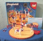 Playmobil 4234 Circus Horse Rotating Ring & Acrobatics Figures Set Used. Price: $34.99.