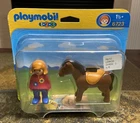 Playmobil 123 Girl With Horse 6723 Ages 1/2+ 2002 Sealed Box New. Price: $19.95.