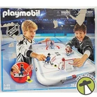 Playmobil Nhl Hockey Arena With Players And Accessories 76 Piece Set #5068 Used. Price: $99.95.