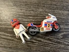 Playmobil Motorcycle Pirelli Castrol Racing Circuit 3303 Vintage With Rider Used. Price: $8.99.