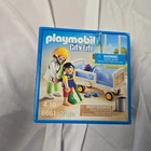 Playmobil City Life 6661- Doctor With Child Opened New In Box. Price: $21.99.