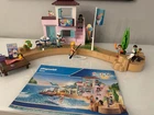 Playmobil Family Fun Port With Ice Cream Vendor 70279 Surf Vacation No Box Used. Price: $35.00.