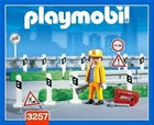 Playmobil 3257 Road Barriers Highway Guardrails With Construction Worker Fig New. Price: $69.99.
