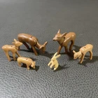 Playmobil 6817 White Tailed Deer Figurines Fawn, Pig, Rabbit Moving Neck Lot X6 Used. Price: $18.00.
