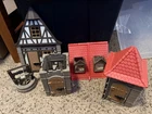 Vintage Playmobil 1974 Geobra Castle Lot W/ Instructions Figures Horses Used. Price: $215.00.