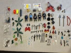Playmobil People Fire/police Lot Many Accessories, Castle Weapons, Iv Bag Plants Used. Price: $19.99.