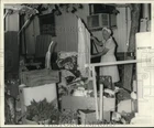 1968 Press Photo Trailer Park Evacuee Adjacent Southport Lumber Company Fire. Unspecified. Price: $24.99.