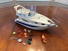 Playmobil 3645 Vintage 2004 Blue Marlin Yacht- Incomplete Used. Price: $55.00.