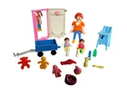 Playmobil Mom Figure Baby/toddlers Wagon Highchair Mirror Toys Bottles Potty Used. Price: $14.50.