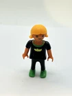 Vintage 1995 Playmobil Geobra Action Figure Girl With Batwomen Outfit Toy Used. Price: $6.99.
