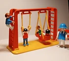 Vintage Playmobil 3552 Swing Set Complete With Bench Grandmother Children Used. Price: $18.00.