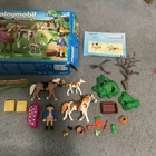 Vintage Playmobil Country 5227 Paddock With Horses And Pony! Complete Box Used. Price: $16.97.
