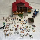 Vintage Playmobil #4190 Pony Ranch Horse, Chicken, Goat, Cow Plus Extras Used. Price: $150.00.