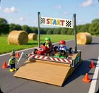 Vintage Playmobil 4141 Go Cart Racers Soap Box Complete With Used. Price: $16.99.